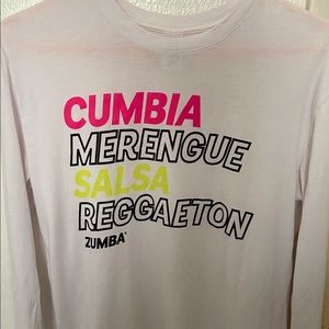 EUC XS/S Unisex Zumba Happy Longsleeved Top